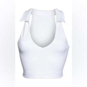 NWT Outdoor Voices Warmup Collared Crop Polo Top S Small